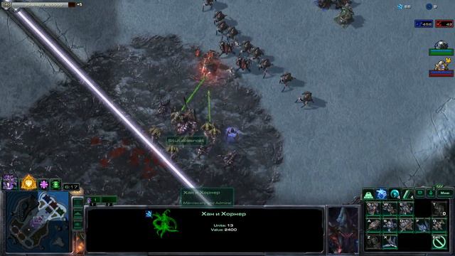 Han&Horner[StarCraft 2 Direct Strike Commanders]#8 смотреть онлайн