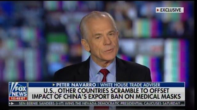 Peter Navarro: China Put Export Restrictions on N95 Face Masks - Then Nationalized a US Factory смотреть онлайн