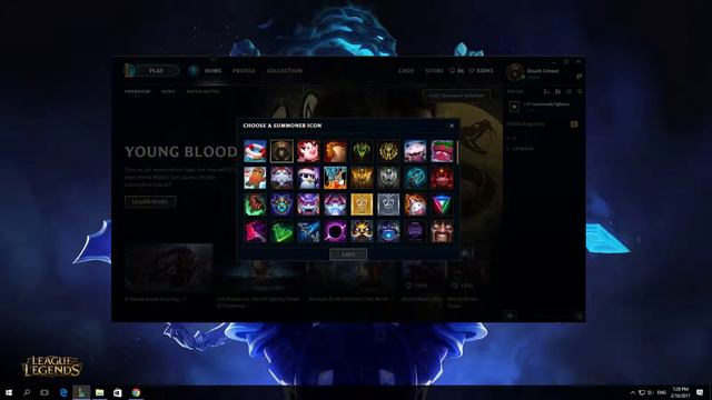How To Change Summoner Icon In League Of Legends Client 2017 смотреть онлайн