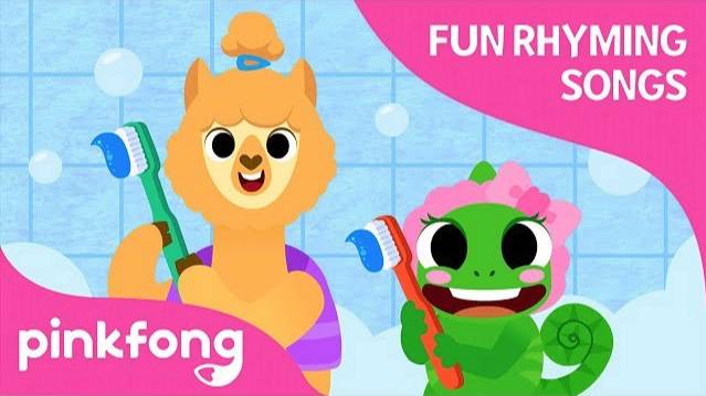 Brush Your Teeth | Tooth Brushing Song | Fun Rhyming Songs | Pinkfong Songs for Children смотреть онлайн