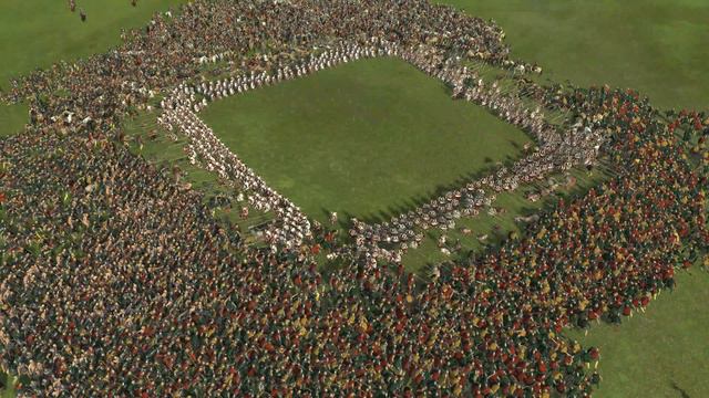 600 SPARTANS SQUARE vs 11.000 GAULS - Total War ROME 2 смотреть онлайн