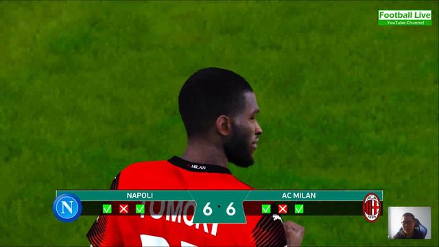 NAPOLI vs AC MILAN - Penalty Shootout 2023 | New Kit 2023/24 Milan Home | eFootball PES Gameplay смотреть онлайн