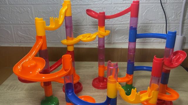 New Arrival, Marble Run Race Tube, Snake, Wind, And Rolling ( Unboxing And Build ) смотреть онлайн