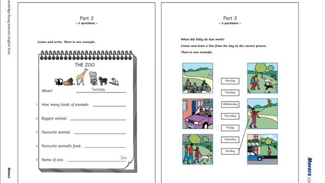 Centrul Docentisimo Cambridge YLE Movers Listening Test