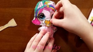 POOPSIE SPARKLY CRITTERS DIY! ПУПСИ СЛАЙМ ЕДИНОРОГ! 🌈🦄 Бумажные сюрпризы Nyuta Play