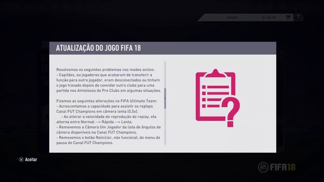 Fifa 18 - Nova atualização - data 06/12/2017 смотреть онлайн