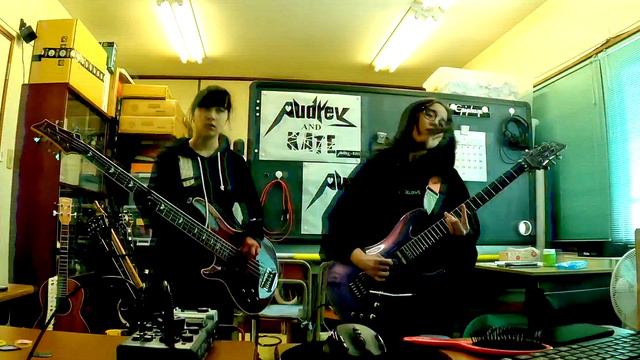 Judas Priest - #Painkiller - guitar and lefty bass cover #ペインキラー смотреть онлайн