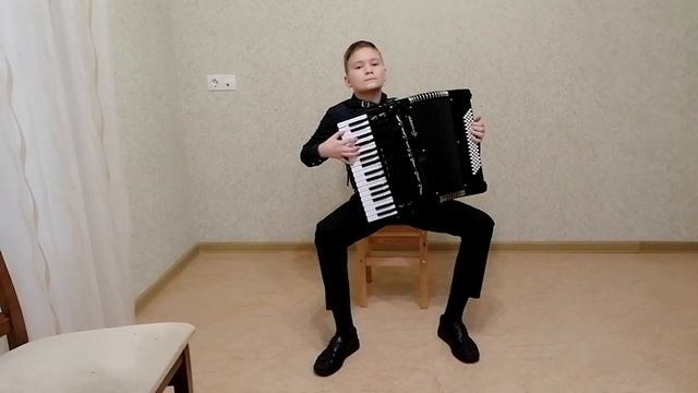 Зозуля Лев (аккордеон) 11 лет. Март 2022 года. смотреть онлайн