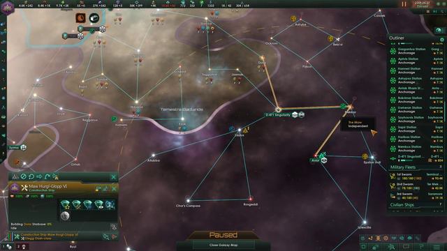 Stellaris / EP 17 - Artifact Excavation / Devouring Swarm смотреть онлайн