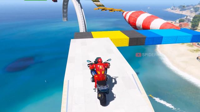 GTA 5: Iron-Man (BMW) Test Stunt Race Challenge смотреть онлайн