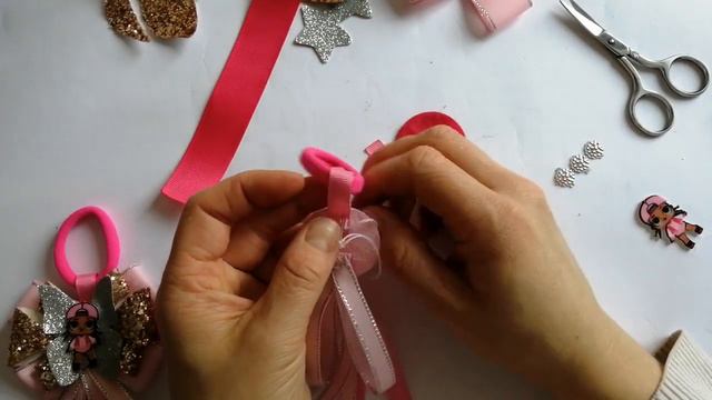 Бантики с куколкой лол водоспад МК Bows with a doll Lol Vodospad смотреть онлайн