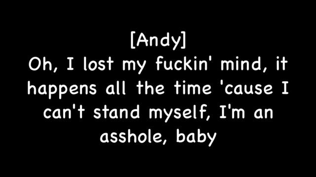 Ronnie Radke - Asshole ft. Andy Biersack Lyrics смотреть онлайн