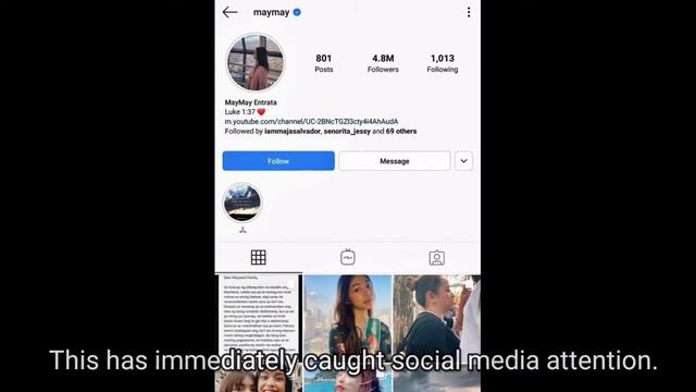 CHIKA BALITA: MAYMAY ENTRANTA DELETES EDWARD'S PHOTO ON HER IG ACCOUNT. смотреть онлайн