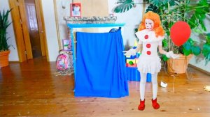 Два клоуна Оно охотятся на Настю! - Детская страшилка