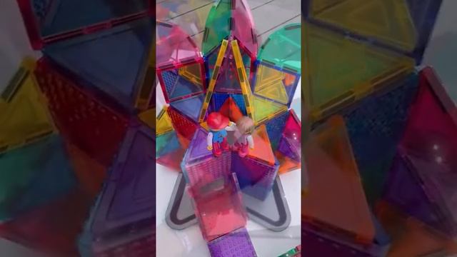 PicassoTiles PicassoToys Magnetic Tiles Building Blocks Star Castle Kids Activities DIY Play Ideas смотреть онлайн