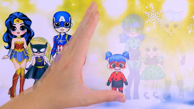 Miraculous Ladybug Is RED Or GREEN? New Paper Doll Fashion | 35 Best DIY Arts & Paper Doll