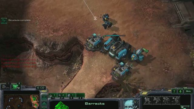 StarCraft 2 Terran Build Order: MarauderHellion (Marauder, Hellion) смотреть онлайн