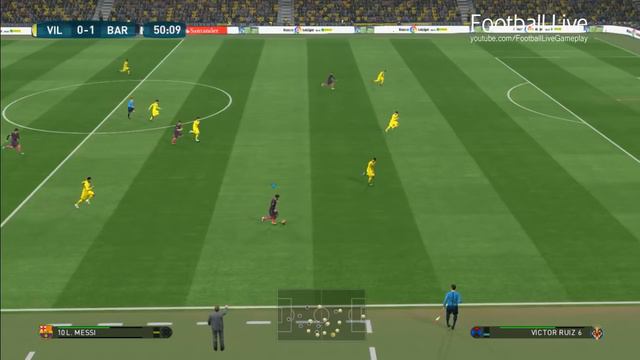 Villarreal vs Barcelona | La Liga 2016/2017 | PES 2017 Gameplay PC смотреть онлайн