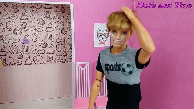 Barbie and Ken make marshmallow. Sweet dolls party. смотреть онлайн
