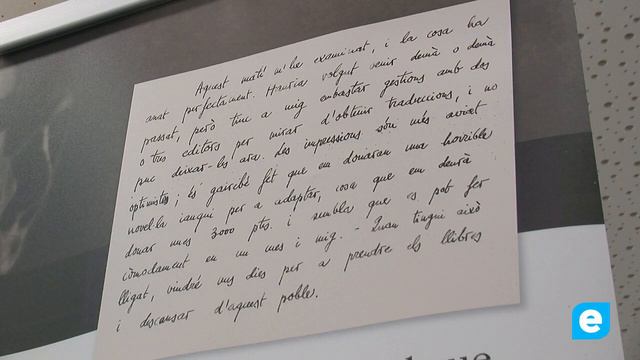 Exposició Gabriel Ferrater, llegir tota la vida смотреть онлайн