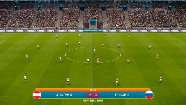 eFootball PES 2021 ЧЕ Австрия - Россия смотреть онлайн