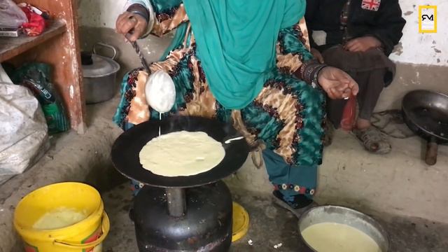 Grandma Cooking Afghani Style Bread | Village Life In Afghanistan | Daily Routine | Mother Recipe