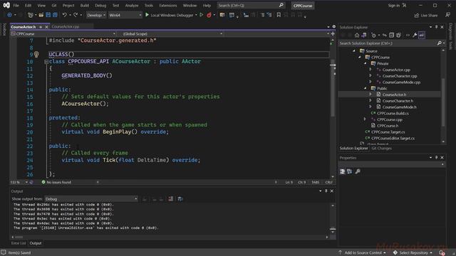 Создание C++ класса | #7 - Курс по основам C++ в Unreal Engine 5 смотреть онлайн
