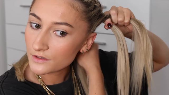 HOW TO FRENCH BRAID YOUR OWN HAIR: STEP BY STEP смотреть онлайн