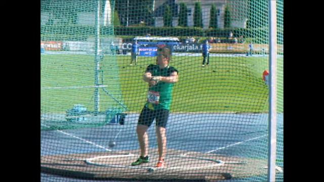 Hammer Throw 61,94m (PB!) - U23 Finnish nationals смотреть онлайн