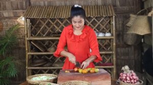 Countryside life TV: We cook fish with free vegetable from vegetable garden -  Yummy fishes cooking