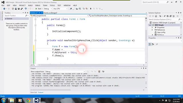 [C#] Использование MDI интерфейса