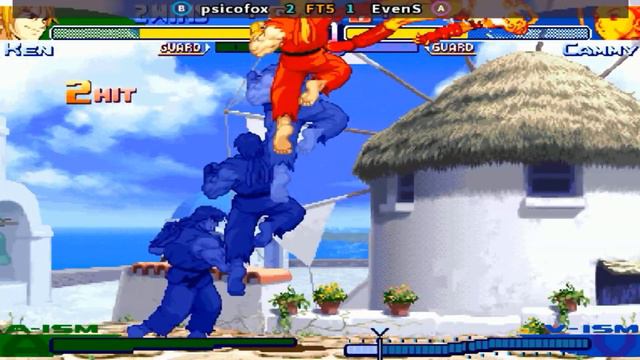 Street Fighter Alpha 3 - psicofox vs EvenS FT5 смотреть онлайн