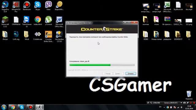 УСТАНОВКА Counter Strike 1.6 БЕСПЛАТНО! смотреть онлайн