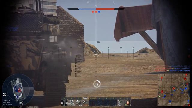 war thunder : France con el tanque AMX- 30B2 Battle gameplay смотреть онлайн