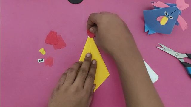 How To Make Easy Paper HEN For Kids / Nursery Craft Ideas / Paper Craft Easy / KIDS crafts смотреть онлайн