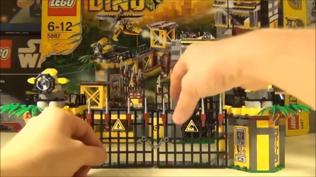 Lego Dino 2012 Set 5887 Defense HQ Review. смотреть онлайн