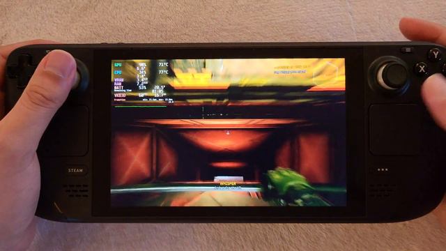 Steam Deck | Ghostrunner | 800p | High settings + Raytracing смотреть онлайн