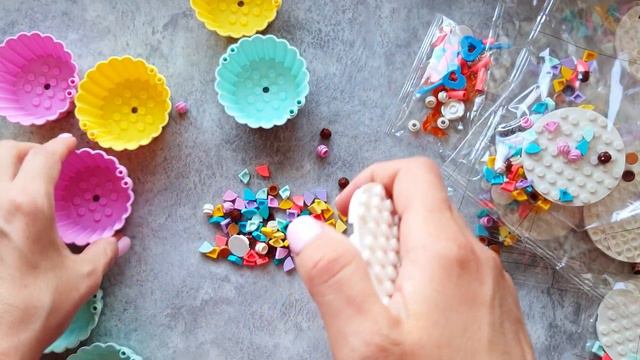 5 Minutes Satisfying with Unboxing Hello Kitty channel Lego Dots Kitchen смотреть онлайн
