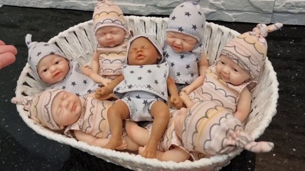 мини реборн,обзор силиконовой куколки, mini reborn,распаковка