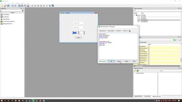 90.Python tutorial - CSS with Qt Designer - Desktop Apps смотреть онлайн