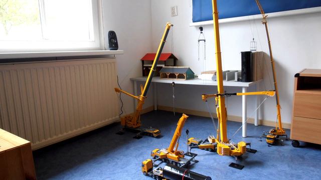 Liebherr Ltm 11200 And Ltm 1500  Tandem Lift