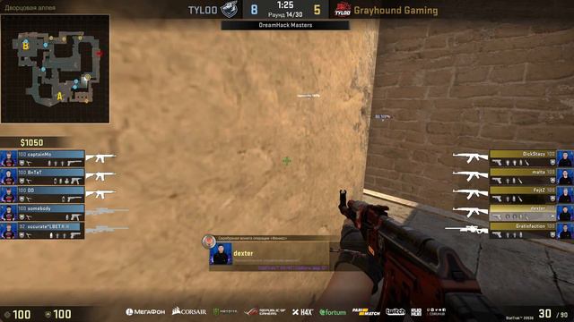 TyLoo Vs Grayhound - DH MASTERS Stockholm - Map2 - De_mirage [Anishared, Ceh9]