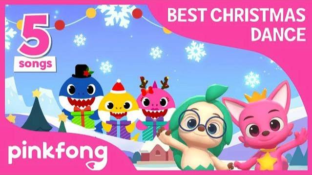 Christmas Sharks and more | Dance Dance | +Compilation | Pinkfong Songs for Children смотреть онлайн