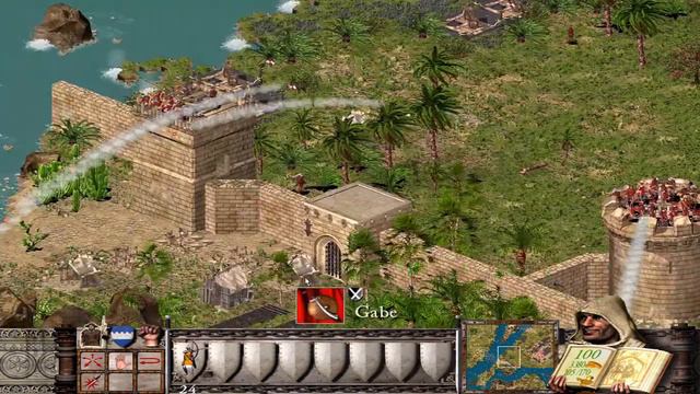 STRONGHOLD CRUSADER Gameplay | 58. The Rapids| Marshal, Emit Omar, Caliph | 1205 A.D. смотреть онлайн