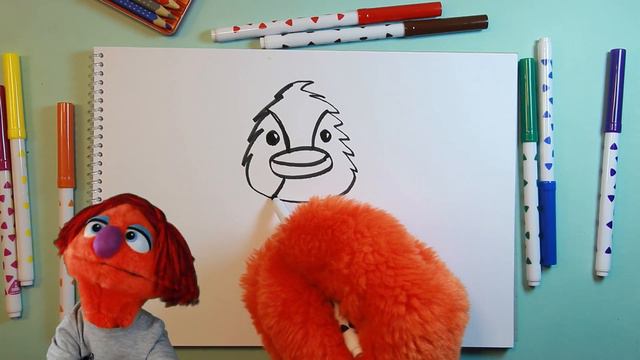 Nasıl Çizilir? - Penguen - Çocuklar İçin Resim Çizme - RÜYA OKULU