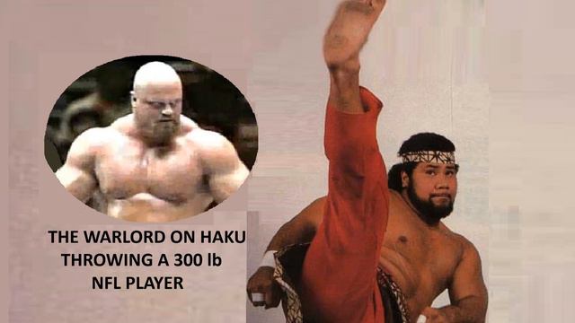 The Warlord on Haku throwing a 300 lb NFL player across a bar смотреть онлайн