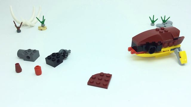 Lego Dinosaur Carnotaurus  MOC - LEGO CREATOR 31102 Alternative Build Instructions Part 19