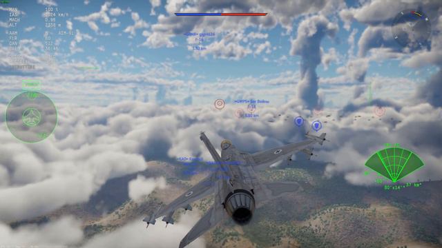 RWR Showcase Netz (Israel F16) - War Thunder [RTX 3090 ULTRA] смотреть онлайн