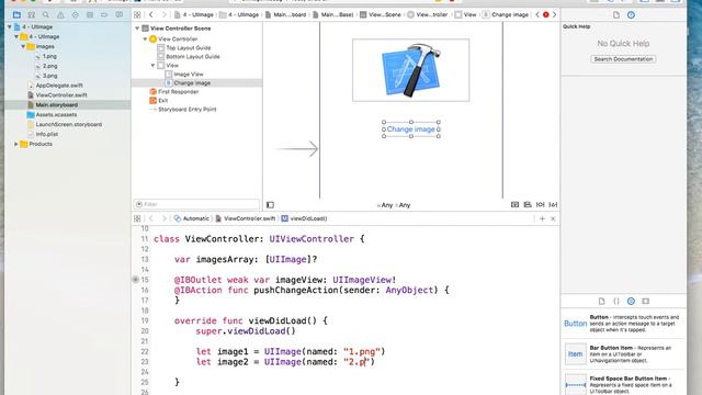 iOS программирование в Xcode. Урок 4 - UIImage смотреть онлайн