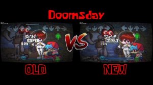 FNF': Mistful Crimson Morning - Doomsday (Old Vs New) (cancelled build and full version comparison)